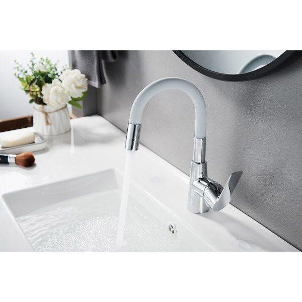 INTER CERAMIC WASH FAUCET ALISADO ZINC/BRASS CHROME/GRAY